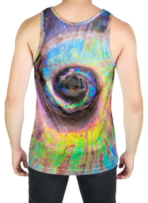 Opalized Rainbow Ammonite Tank