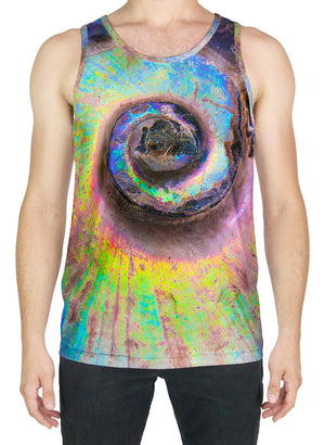 Opalized Rainbow Ammonite Tank