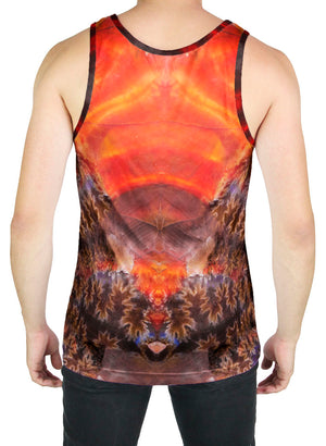 Opalized Red Flash Ammonite Tank