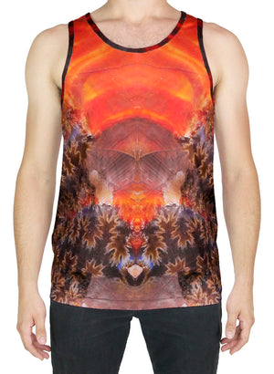 Opalized Red Flash Ammonite Tank