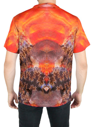 Opalized Red Flash Ammonite T-Shirt