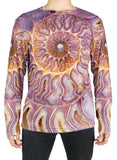 Pink Ammonite Mens Long Sleeve