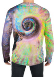 Opalized Rainbow Ammonite Long Sleeve T-Shirt