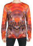 Opalized Red Flash Ammonite Long Sleeve T-Shirt