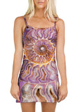 Pink Ammonite Mini Dress