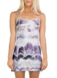 Chevron Amethyst Mini Dress