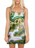 Light Green Ocean Jasper Mini Dress