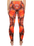 Opalized Red Flash Ammonite Active Leggings