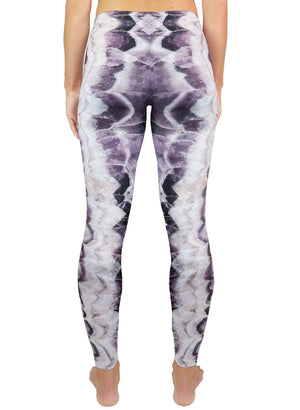 Chevron Amethyst Active Leggings