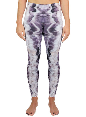 Chevron Amethyst Active Leggings