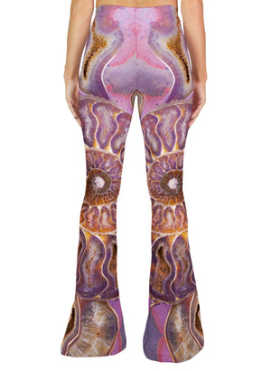 Pink Ammonite Bell Leggings