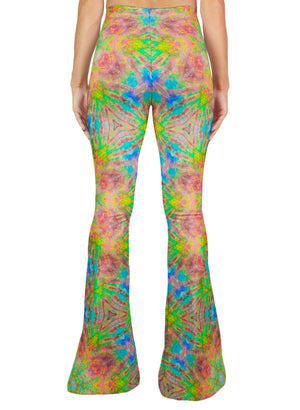 Opalized Rainbow Ammonite Bell Leggings