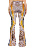 Yellow Stripe Ocean Jasper Bell Leggings