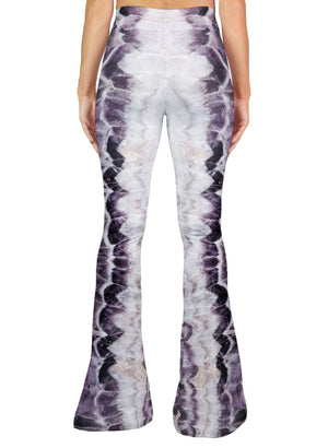 Chevron Amethyst Bell Leggings