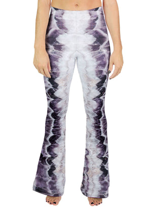 Chevron Amethyst Bell Leggings