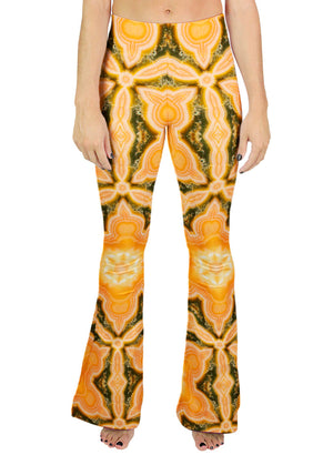 Orange Ocean Jasper Bell Leggings