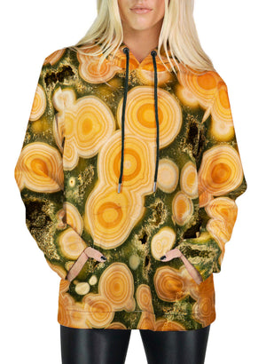 Orange Ocean Jasper Hoodie