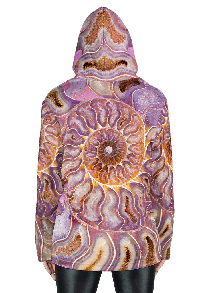 Pink Ammonite Hoodie