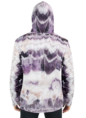 Chevron Amethyst Hoodie