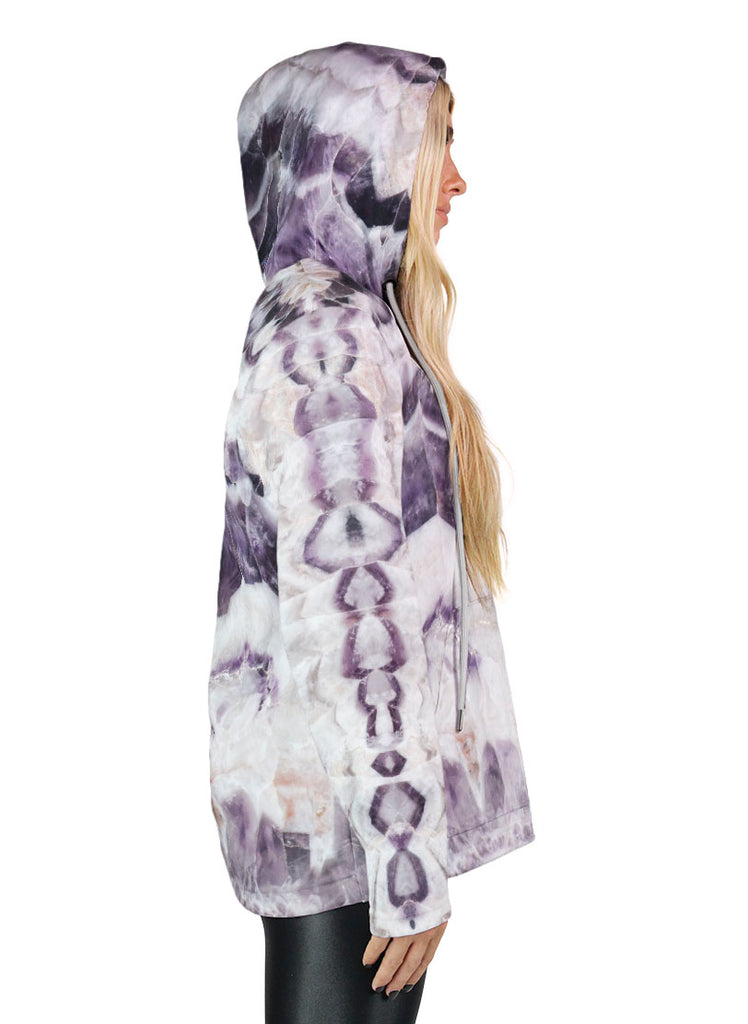 Chevron Amethyst Hoodie