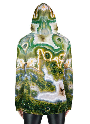 Light Green Ocean Jasper Hoodie