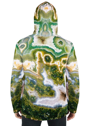 Light Green Ocean Jasper Hoodie