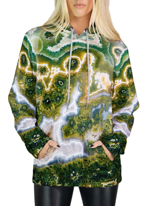 Light Green Ocean Jasper Hoodie