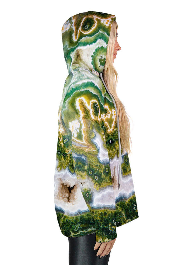Light Green Ocean Jasper Hoodie