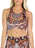 Argonaut Ammonite Racerback Crop Top