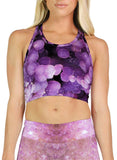 Grape Agate Racerback Crop Top