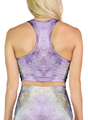 Spirit Quartz Racerback Crop Top