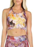 Petrified Wood Racerback Crop Top