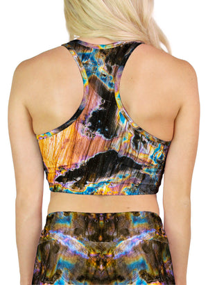 Spectrolite Racerback Crop Top