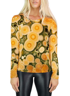 Orange Ocean Jasper Long Sleeve T-Shirt