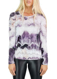 Chevron Amethyst Long Sleeve T-Shirt