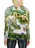 Light Green Ocean Jasper Long Sleeve T-Shirt