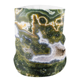 Light Green Ocean Jasper Face Shield