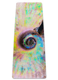 Opalized Rainbow Ammonite Yoga Mat